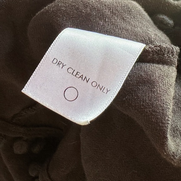 Apiece Apart Rosal Off the Shoulder Layered Black Crop Top 100% Cotton - Picture 10 of 12